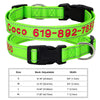 Personalisierte bestickte Nylon-Hundehalsband
