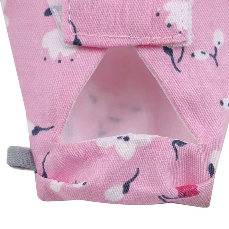 Combinaison de vol en coton lavable avec nœud papillon pour oiseaux