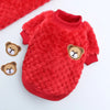 Cozy Fleece Dog Sweater for Small and Medium Breeds