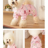 Soft Cotton Dog Pajamas for Small Breeds