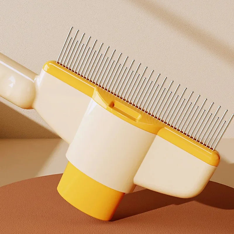 Self-Cleaning Pet Grooming Brush with Massage Pins