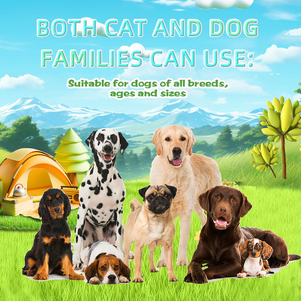 Mint-Flavored Dental Care Powder for Dogs & Cats