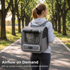 Foldable Pet Carrier Backpack for Cats and Small Dogs