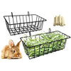 Heavy Duty Metal Hay Feeder for Rabbits and Small Pets