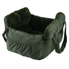Dog Car Seat with Safety Belt – Non-Slip, Washable Travel Bed for Small Dogs