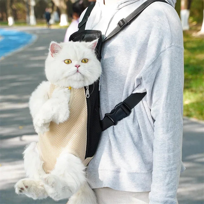 Portable Breathable Pet Travel Backpack Carrier for Cats and Dogs
