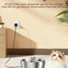 Fuente de Agua para Mascotas de Acero Inoxidable