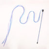 Interactive Cat Teaser Rod Toy with Satin Ribbon