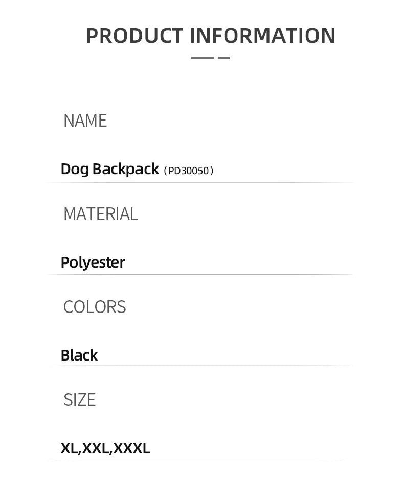 Großer Hundetrage-Rucksack