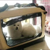 Transportín Plegable para Mascotas con Interior Acolchado