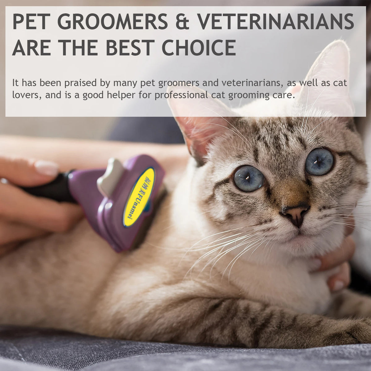 Pet Deshedding Brush for Dogs and Cats – Removes Loose Fur and Tangles