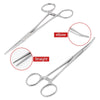 Stainless Steel Pet Grooming Tweezers with Curved Tip
