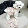 Sakura Princess Floral Dog Dress for Small Breeds