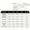 Diagram showing the measurements of a pet carrier including neck girth, chest girth, waist girth, and back length for various