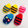 Cartoon Slipper Plush Squeaky Dog Chew Toy