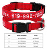 Personalisierte bestickte Nylon-Hundehalsband