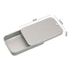 Compact Sliding Tin Box for Pills, Candy, and Small Essentials