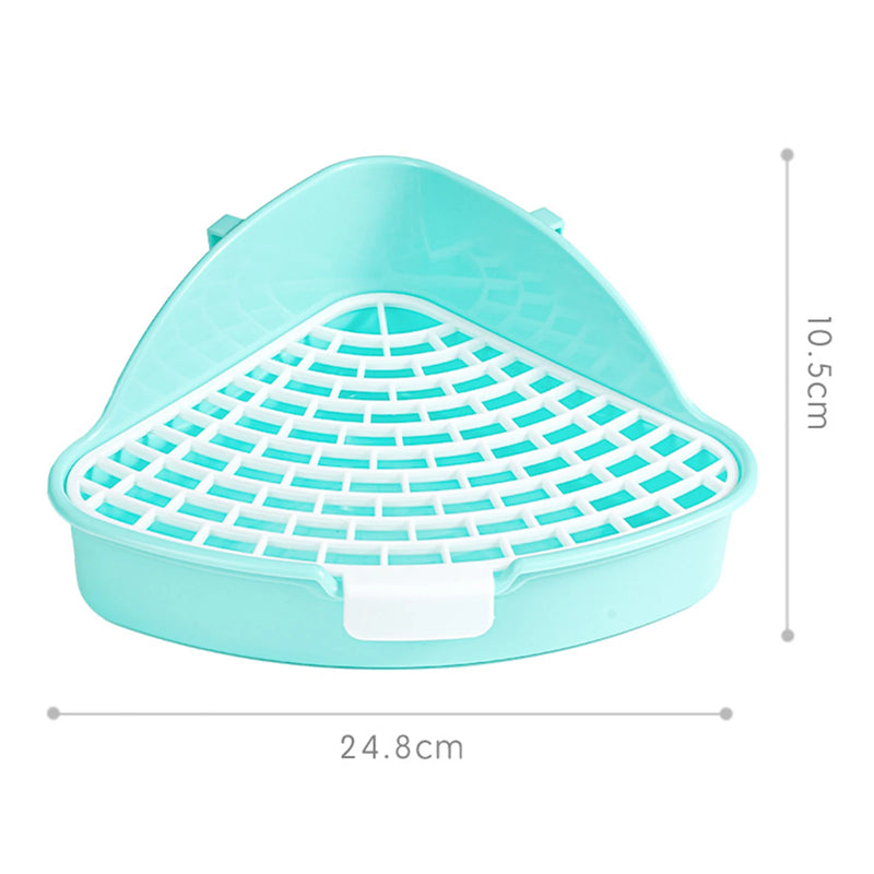 Rabbit Litter Tray Corner Toilet for Small Pets