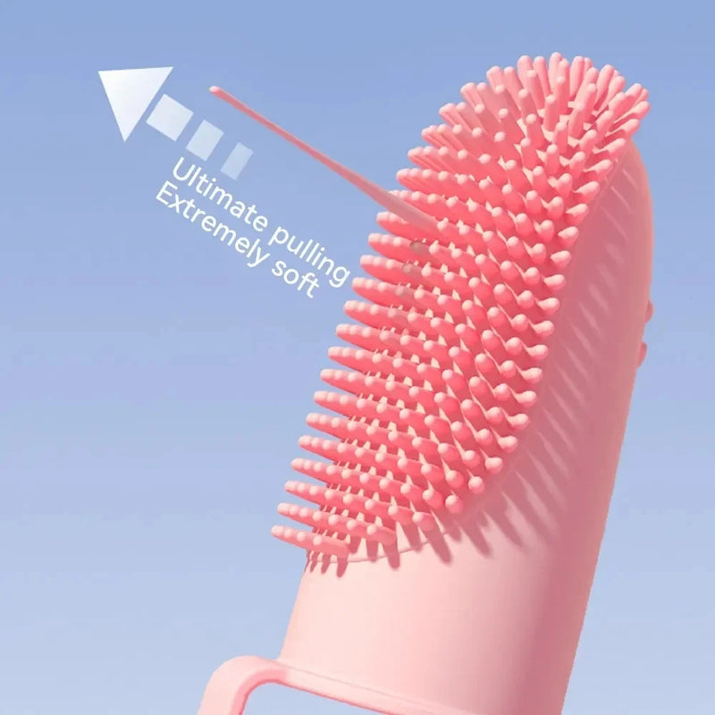 Brosse à dents deux doigts pour chiens et chats