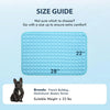 Ice Silk Cooling Pet Mat with Non-Slip Bottom
