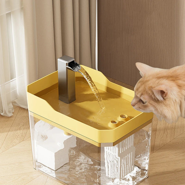Transparent Pet Water Dispenser - Automatic Plug-In Drinker
