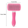 Brosse de toilettage auto-nettoyante pour animaux