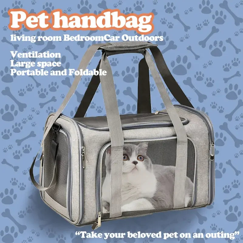 Mochila Transportadora Ventilada para Mascotas