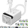 A white replacement pump for cat water fountains is shown with a cleaning brush and various stainless steel bowls.