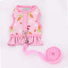 Adjustable Mesh Harness with Leash for Small Pets
