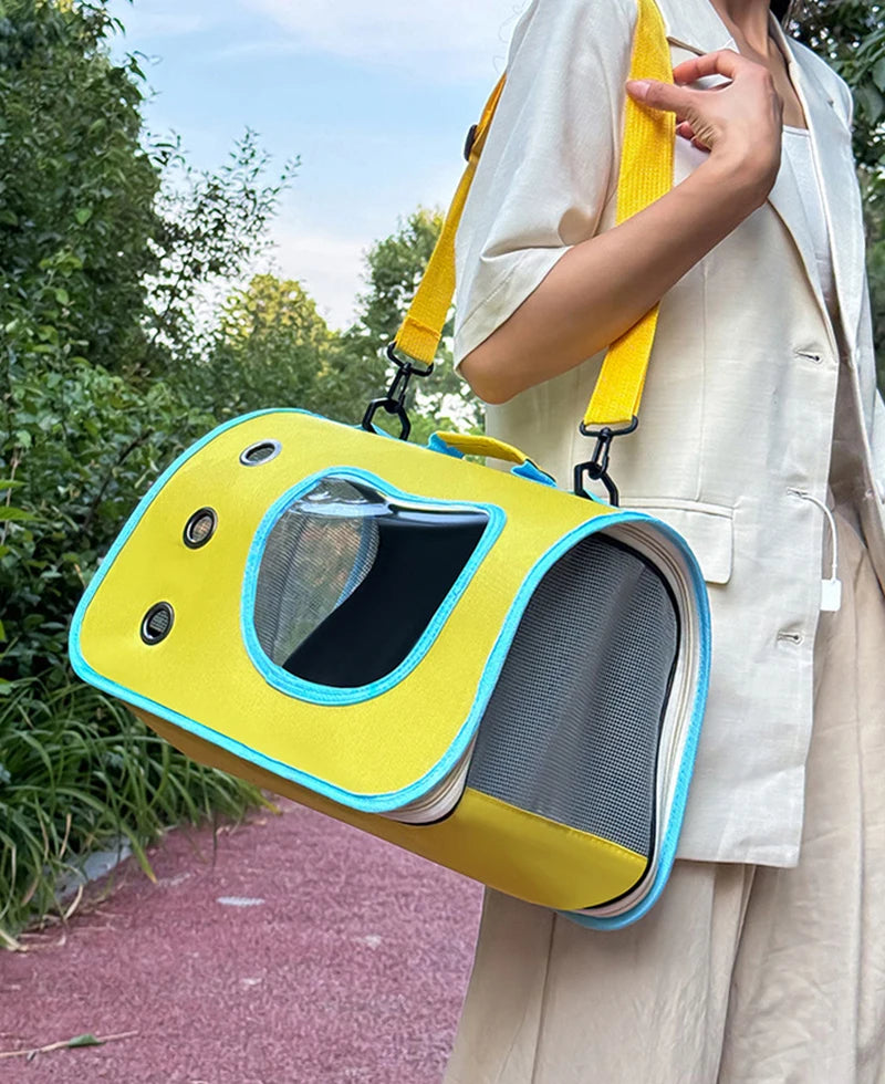 Foldable Portable Pet Carrier Bag for Small Dogs and Cats