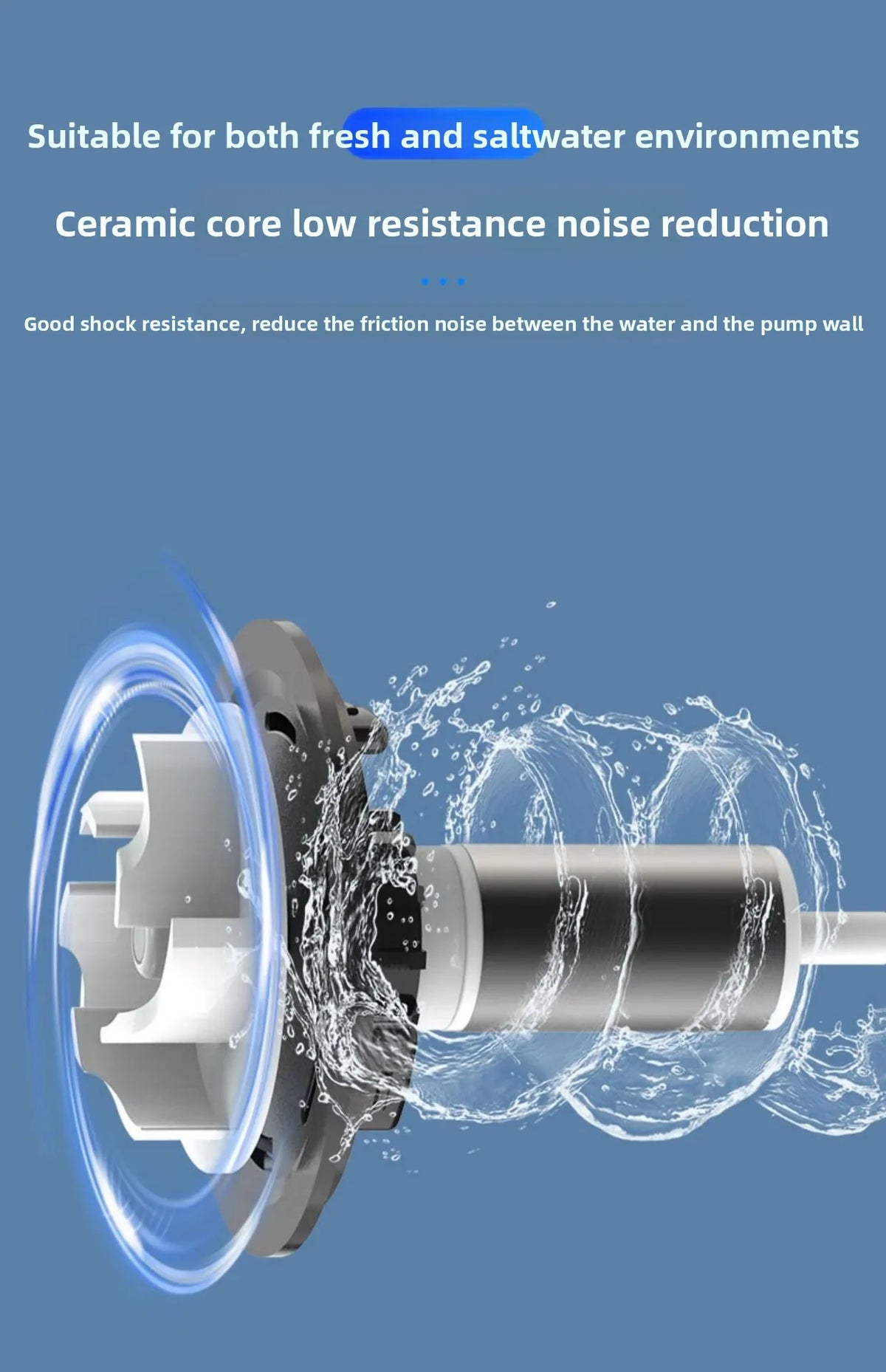Submersible Pond Pump for Fountains, Filtration & Aeration