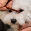 Wooden Pet Grooming Comb with Tear Stain Scissors