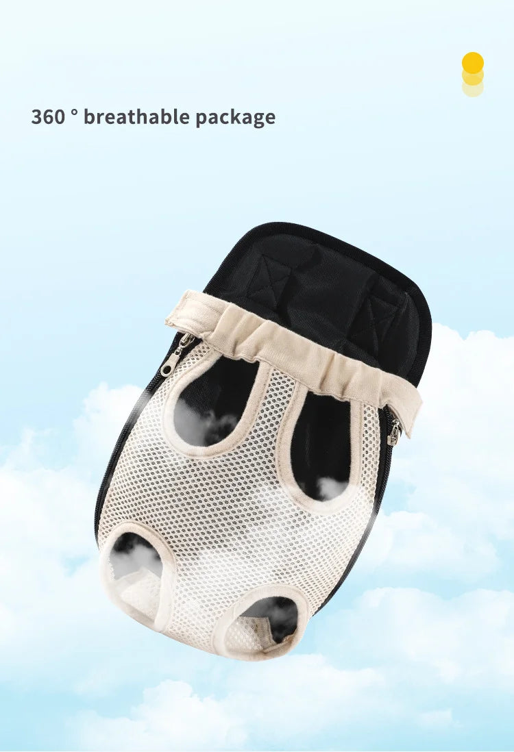 Adjustable Pet Carrier Backpack for Cats and Dogs