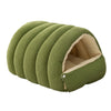 Cozy Plush Cat Cave Bed with Removable Washable Cover