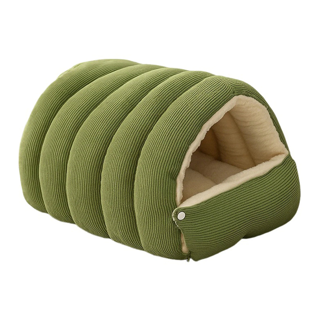 Cozy Plush Cat Cave Bed with Removable Washable Cover