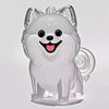 Transparent Pet Hair Keepsake Charm for Keys