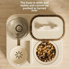 Gravity Pet Feeder and Water Fountain Set