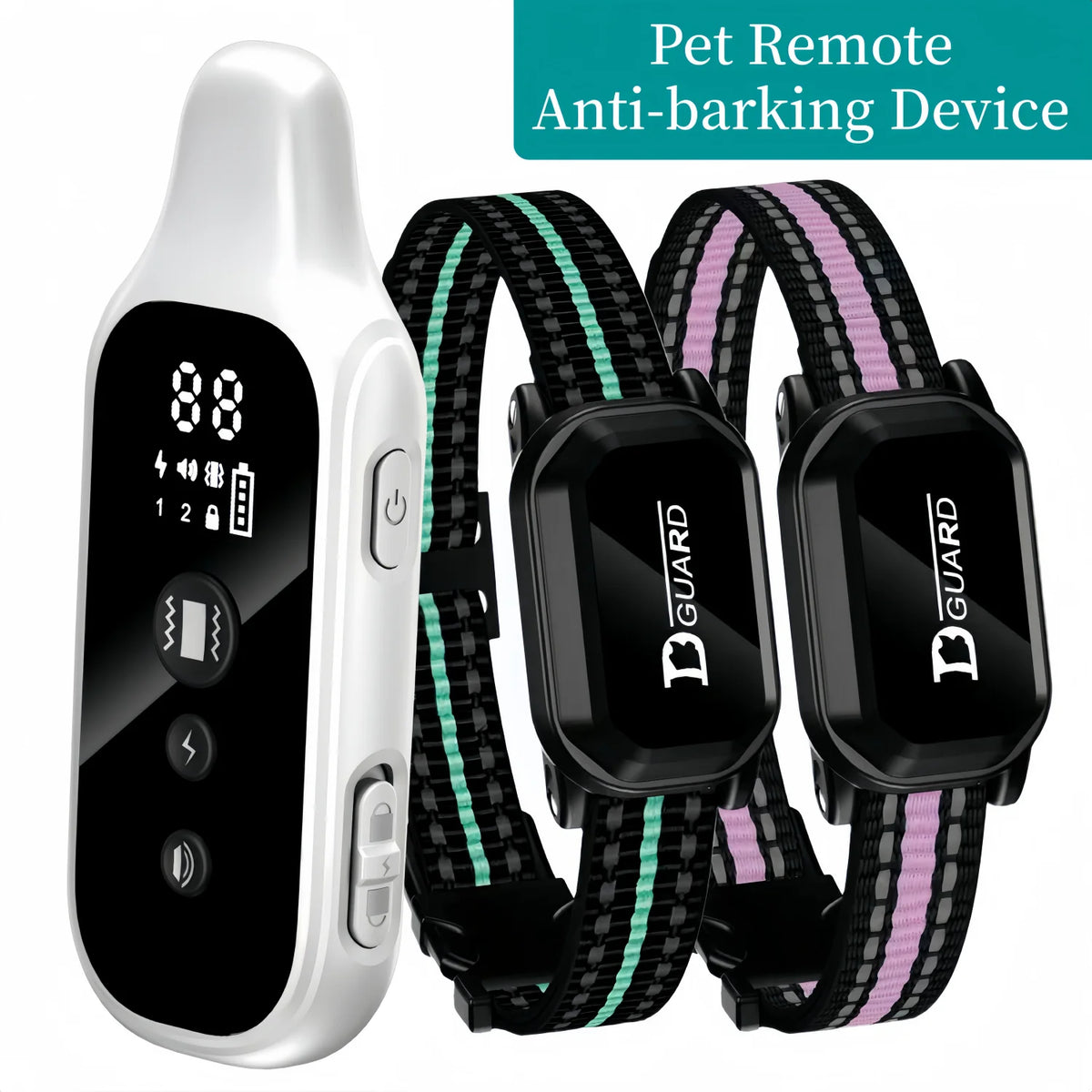 Remote Dog Training Collar with Vibration and Static Stimulation