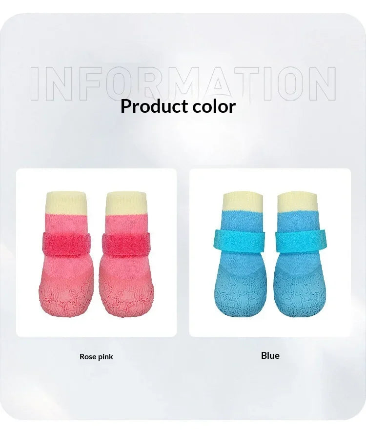 Waterproof Dog Boots with Anti-Slip Soles for Small Breeds