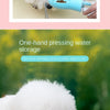 Bouteille d'eau portable pour animaux avec rangement pour nourriture