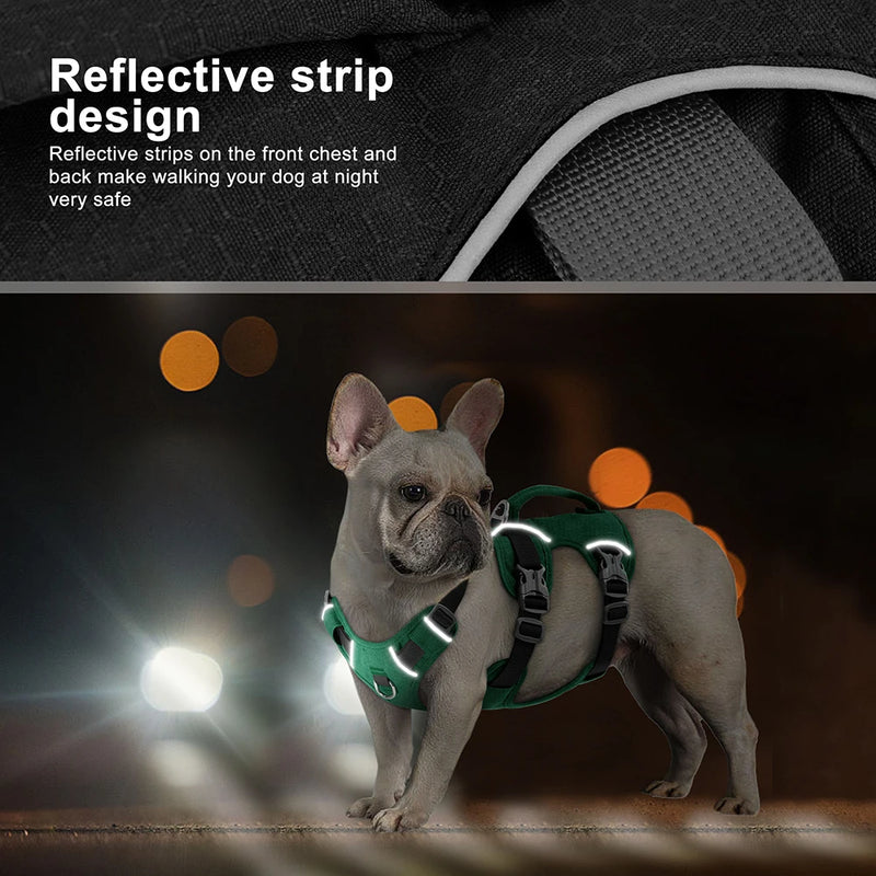 Reflektierende Nylon-Hundegeschirr mit Griff