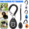 Clicker d'entraînement pour chien avec bracelet ajustable