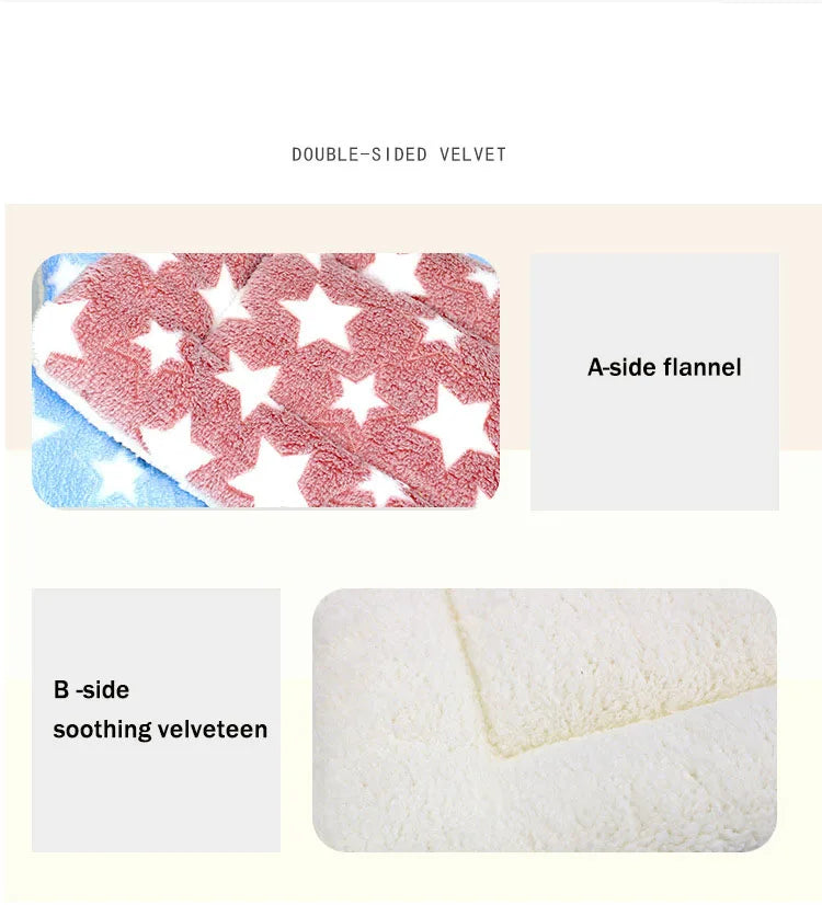 حصيرة حيوانات من قماش الفلانيل للكلاب والقطط