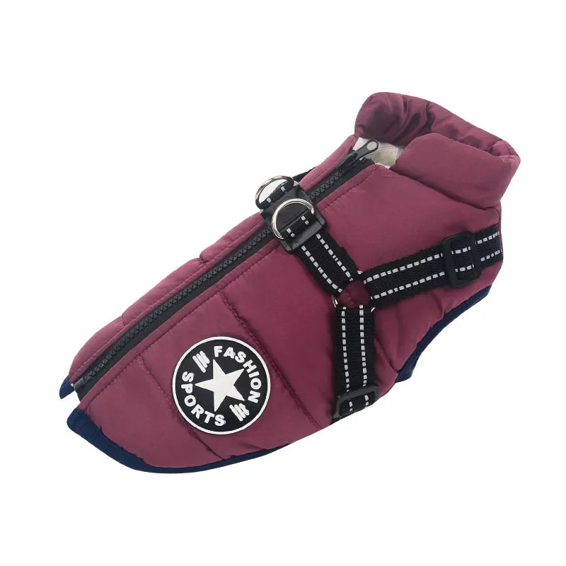 Impermeable para Perro con Arnés Integrado