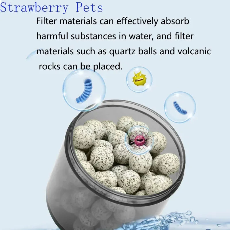 Aquarium Biochemical Sponge Filter with Air Pump Skimmer