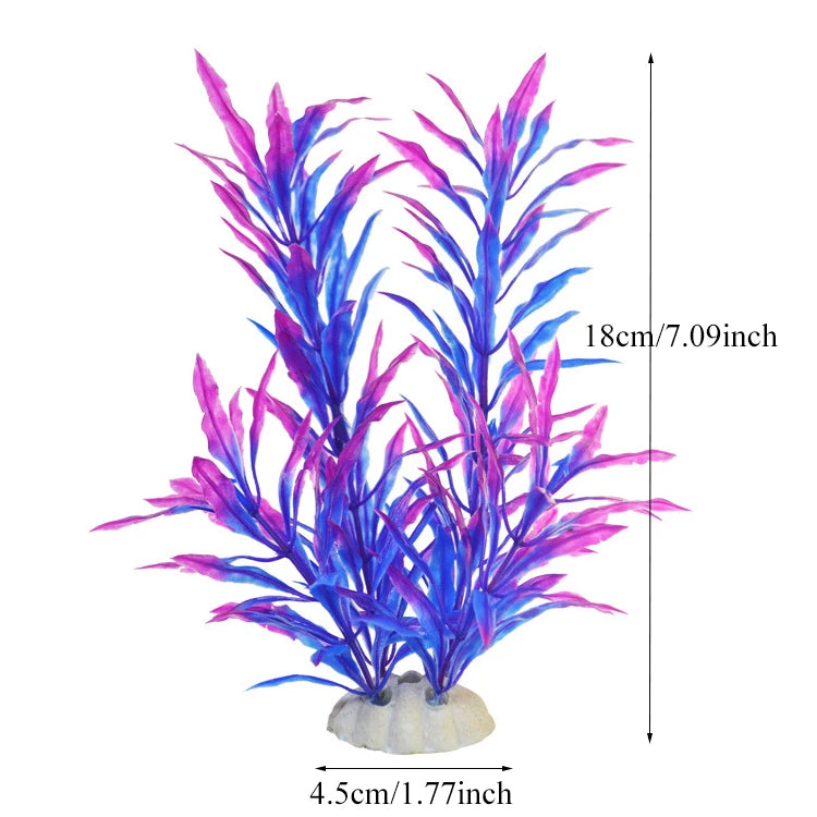 Realistic Artificial Aquarium Plants for Fish Tank Décor
