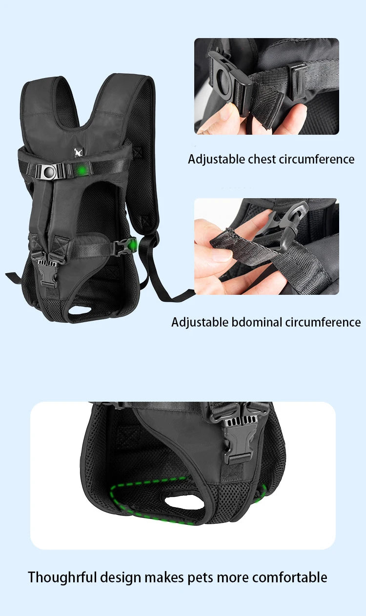 Mochila Transportadora Transpirable para Mascotas