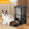 Distributeur de nourriture automatique pour animaux avec commande par bouton