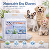 Male Dog Diapers with Aloe Vera Essence – 40 Pack