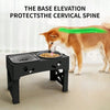Adjustable Raised Dog Bowl Stand with Anti-Slip Feet
